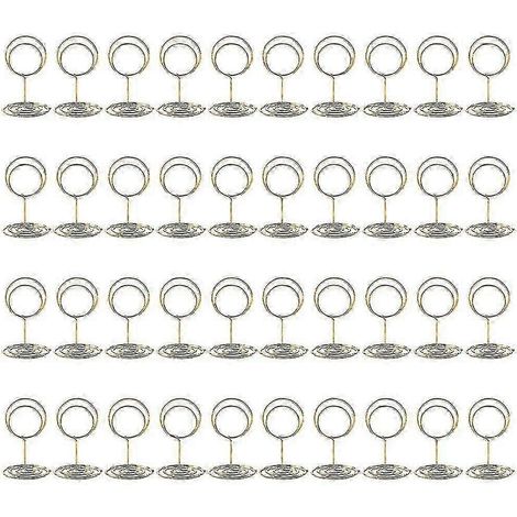 40 porte-numéros de table avec photo pour réception de mariage (1/5)