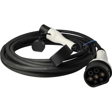 vhbw Ladekabel Typ 2 zu Typ 2 kompatibel mit Alfa Romeo Tonale Elektroauto, 1-phasig, 32 A, 7 kW, 10 m
