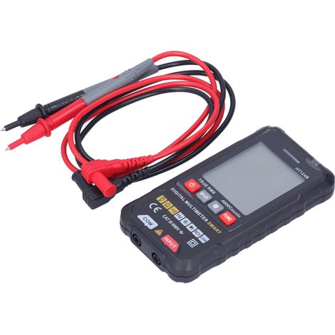 Multimètre intelligent portable haute précision HT124B True RMS pour les tests de tension, de résistance et de capacité (1/5)