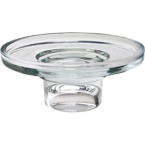 Jabonera DOGMA Cristal transparente