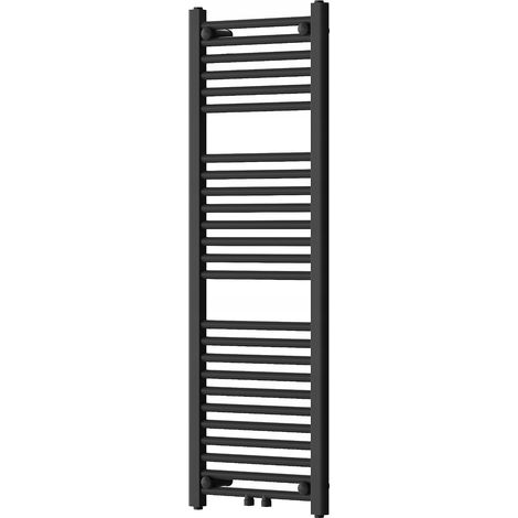 Radiador secatoallas eléctrico 439W 120x40x3cm, Negro (1/4)