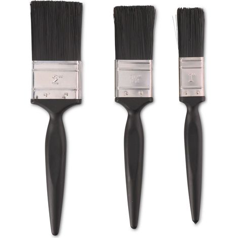 KINZO Pinsel-Set, 3 Stück, 25mm, 38mm, 50mm