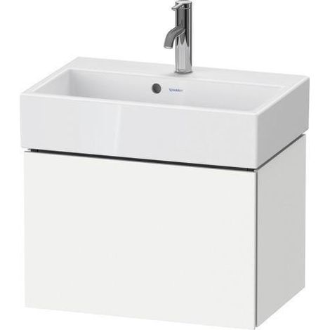 Meuble-lavabo L-CUBE 584x391mm 1 tiroir coulissant we ma ES érable centre