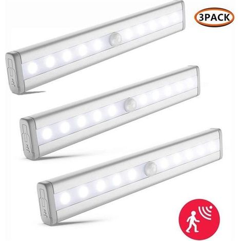 Lampe de Placard - Mercase - Détecteur de Mouvement - 10 LED - Blanc (1/5)