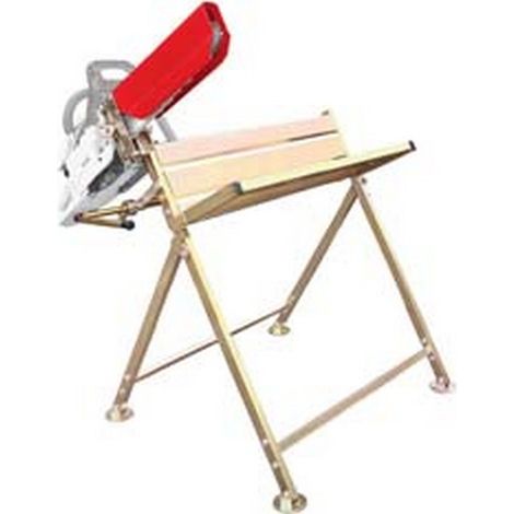 1PZ CAVALLETTO TAGLIALEGNA ACCIAIO CON MORSETTO FISSAGGIO MOTOSEGA