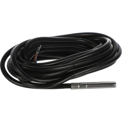 Sonde PTC en PVC - 1 Unité - Câble 3000 mm - Surveillance Température - Climatisation Industrielle - Blanc