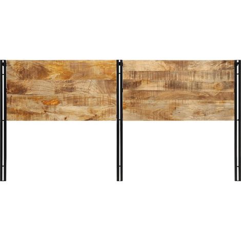 Tête de lit,Panneau décoratif 200 cm bois massif manguier et fer CFW8861913 (1/5)