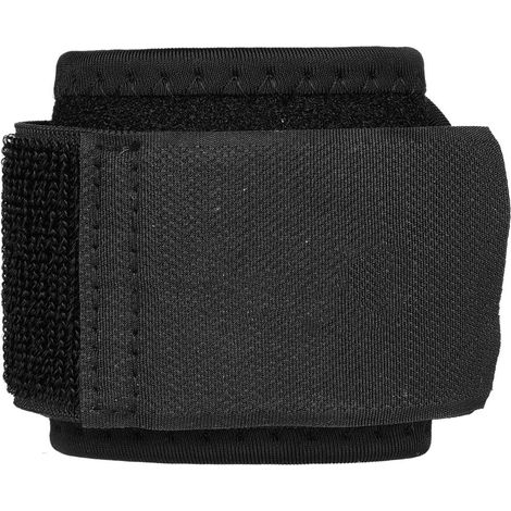 Attelle De Poignet Droite Réglable Pour Canal Carpien - Support De Sport Et Gym - Design Ouvert Noir - Lot De 1 (1/5)