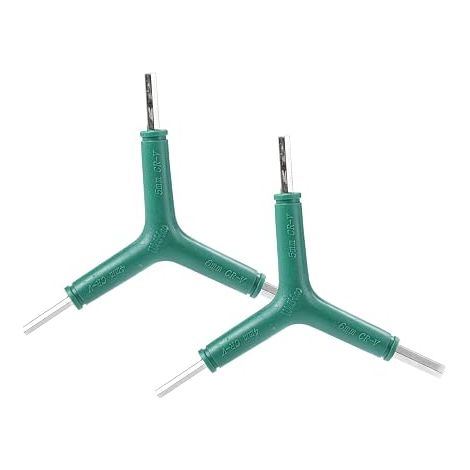 Llave hexagonal interna de acero ligero de alta dureza para reparación de bicicletas y lavadoras. (1/5)