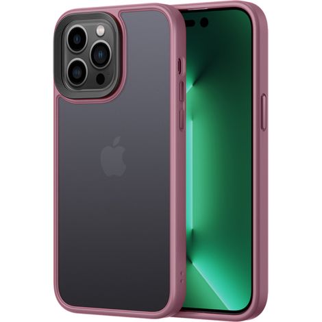 Coque iPhone 15 Pro - Protection Antichoc Angles Renforcés - Bord Latéral En Silicone Translucide - Design Mat Slim - 1 Pièce (1/5)