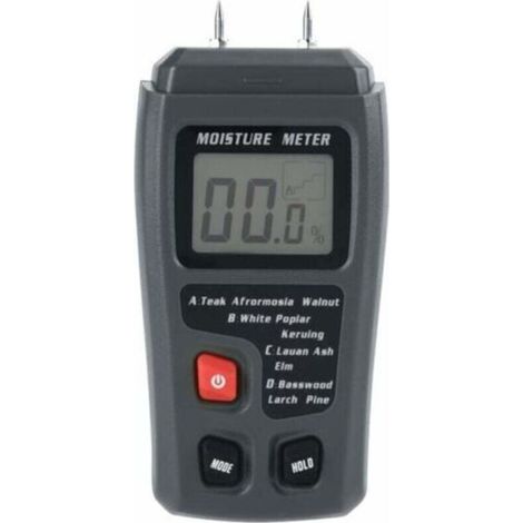 Digital LCD Wood Moisture Meter, Moisture Tester, Wood Damp Leak Detector for Wood Building Materials, Wood Walls, Paper Flooring