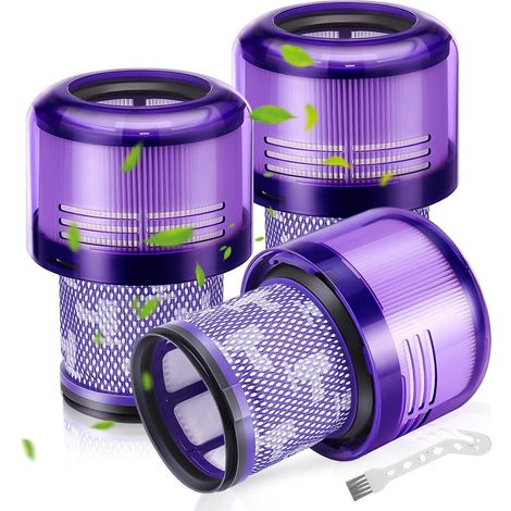 Pack 3 filtres adaptés Dyson V11 V15 SV14 SV17 SV22, référence DY-970013-02 (1/5)