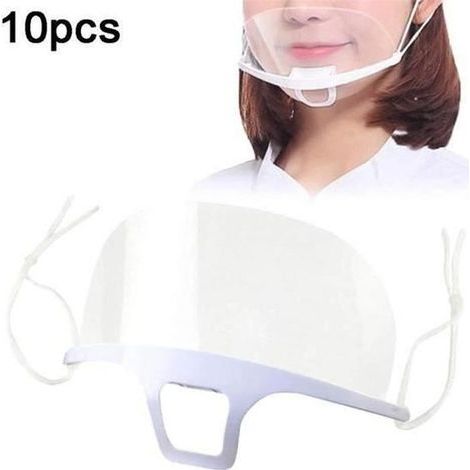 Visière de protection - Transparent - 10 pcs - Anti-brouillard - Confortable - Amovible-Ywey (1/5)