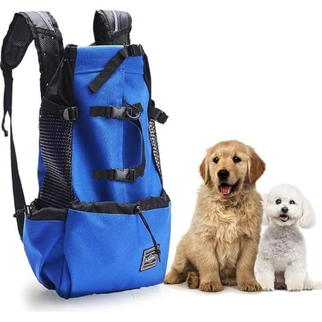 1 Sac à Dos pour Chien, Ouverture Réglable, Tapis Doux et Dur, Sangle Respirante, Voyage Petite et Moyenne Taille (1/5)