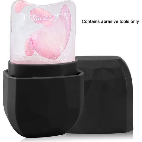 Rouleau de glace pour le visage et les yeux, massage facial Gua Sha, rouleau de glace pour la beauté du visage, moule à glace en silicone pour rouleau de glace pour la beauté du visage