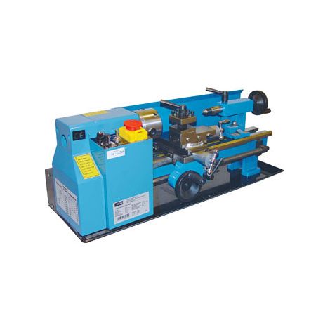 Güde – Mini tour à métaux 370W – Alimentation 230V – Longueur max 300mm – Ø max 180mm – Régime 0-2500 t/min – Entraînement par boîte de vitesse