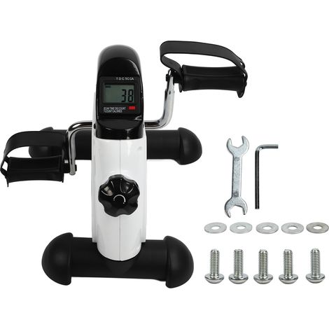 Mini vélo d'appartement pliable pour bras et jambes, pédalier elliptique domestique avec écran LCD, équipement de fitness pour seniors (1/5)