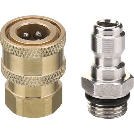 M Mingle Kit Adaptateur pour Nettoyeur Haute Pression 1/4" 5000 PSI (1/4)