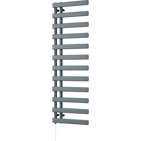 Agar - Anthracite Electric Towel Rail H1564mm x W500mm 600w Standard (1/3)