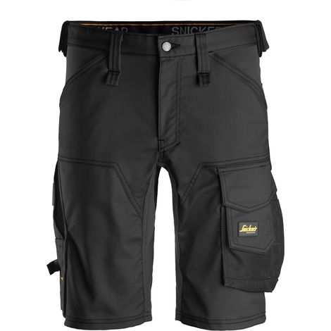 PANTALONE CORTO STRETCH ALLROUNDWORK TG. 48 NERO (1/2)