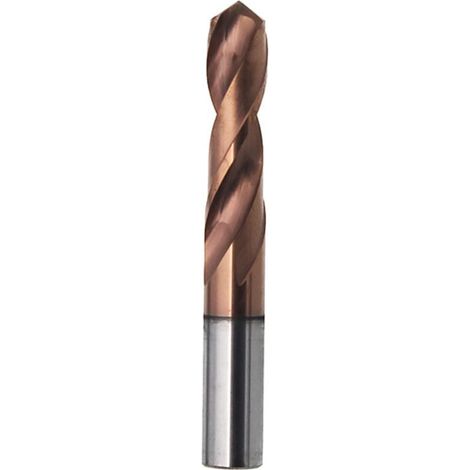 Foret en acier au tungstène foret en carbure monobloc foret hélicoïdal pour outil en alliage dur en acier inoxydable,HRC55,7.4mm (1/5)