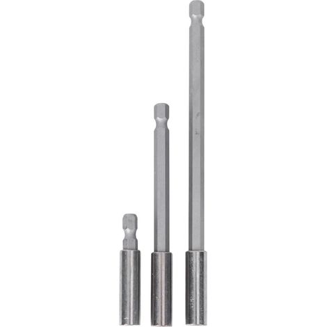 Set mit 3 magnetischen Bithaltern 1/4" - 60 mm, 100 mm, 150 mm