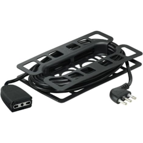 Alargador eléctrico Bticino 2528N negro 5 metros 3500 vatios