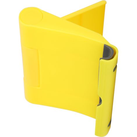 Support pour téléphone portable jaune universel pour tablette, multifonctionnel, rotatif et pliable
