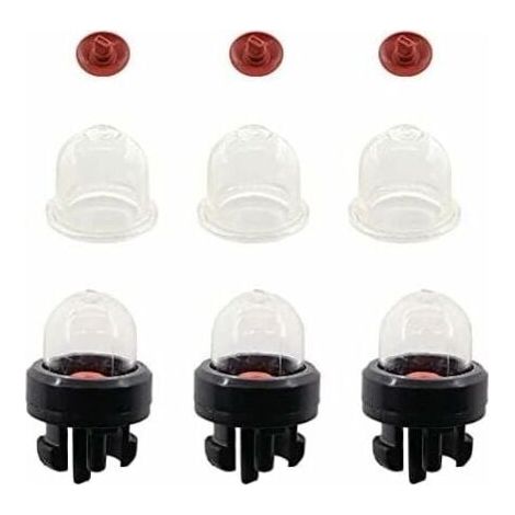 [MAI UTILIZZATO]Set di 3 pompe di innesco per motoseghe Stihl FS38, FS40, FS45, FS50, FS55, FS75, FS80, FS85, compatibili con i marchi Ryobi, McCulloch e Husqvarna.,INHHUB (1/4)