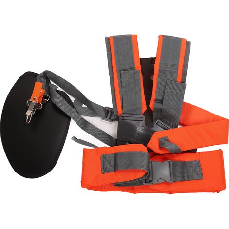 Bequemer, gepolsterter Gürtel, doppelter Schultergurt, Trimmer-Schultergurt, verstellbar, flexibel, Nylon-Oxford-Stoff, Freischneider-Gurt (1/5)