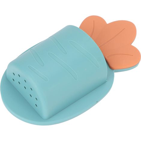 Boîte de rangement murale pour salle de bain, capacité de charge élevée, design ajouré, compacte, installation facile, vert (1/5)