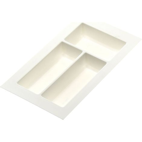 Agoform Besteckeinsatz Classico kürzbar 440x240x50,5mm, Kunststoff weiß