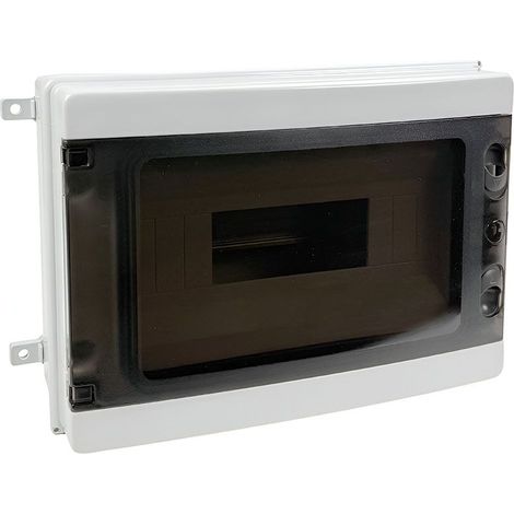 Coffret étanche 12 modules 218x302x115mm - montage en saillie - pour l'extérieur IP65 (1/5)