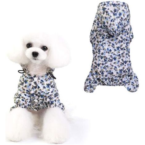 BUNTHAUS Imperméable à capuche ajustable pour animaux de compagnie, Ensoleillé (1/2)