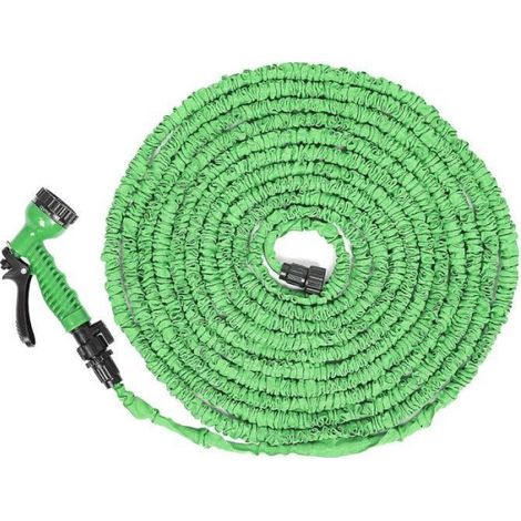 Tuyau d'arrosage extensible - KEKEDA - 22,5m - Vert (1/4)