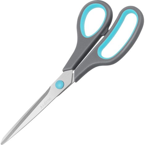 Asdirne Schere Edelstahlklingen weicher Griff Haushalt Büro Schule 21,5cm (1/5)