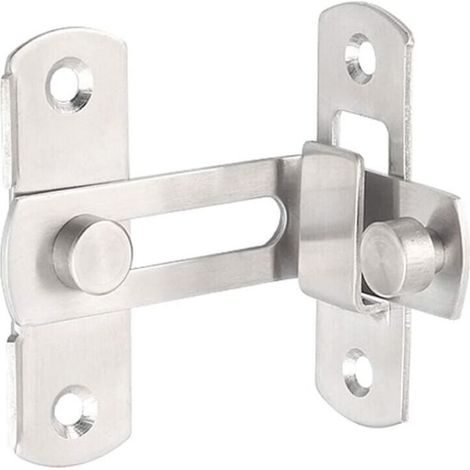 piece 90° right angle door bolt, downward opening (L) (1/5)