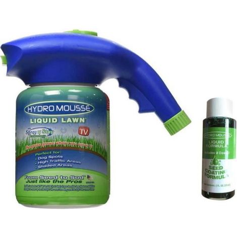 Hydro Mousse avec Liquide Pulvérisateur de semences à gazon Système d'ensemencement Jardin pour Pelouse (1/3)
