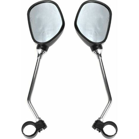 1 Paire Rétroviseur Vélo Guidon Réglable, Miroir de Vélo Incassable (1/3)
