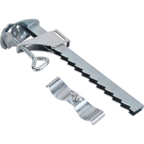 Support de fixation pour parasol en alliage d'aluminium, universel, pour balcon, table, banc, terrasse ou rambarde. (1/5)