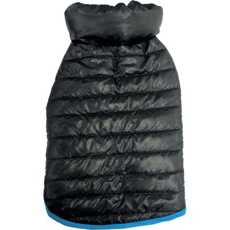 Cappottino Nero Invernale Vestito Imbottito Giacca Per Cani Jacket Varie Taglie, misuraMcoloreCappottino (1/4)