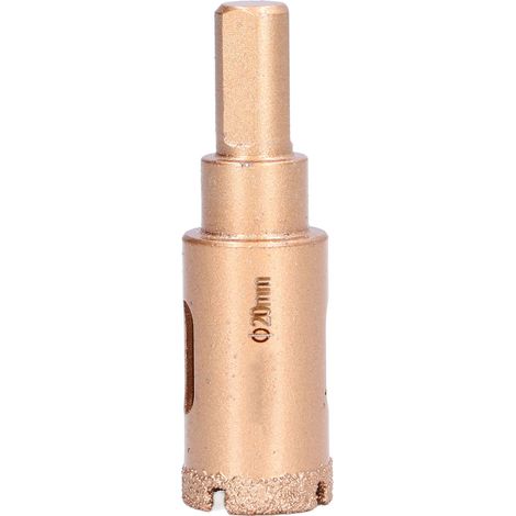 Foret Diamant pour Verre, Granit, Marbre, Carrelage Céramique - Taille 20mm (1/5)