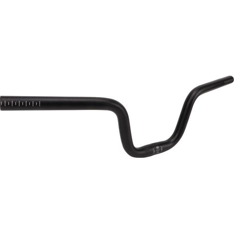 Guidon de VTT, diamètre 25,4 mm, longueur 580 mm, matériau en alliage d'aluminium étendu, guidon de vélo de route pliable, hauteur 120 mm/4,7 pouces. (1/5)