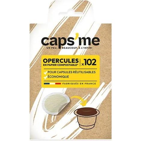 CAPS'ME cialde di carta compostabile per Nespresso