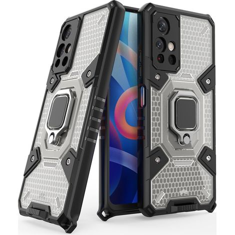Erbord Kickstand Honeycomb Hülle für Xiaomi Poco M4 Pro 5G / Redmi Note 11S 5G, Grau (1/5)