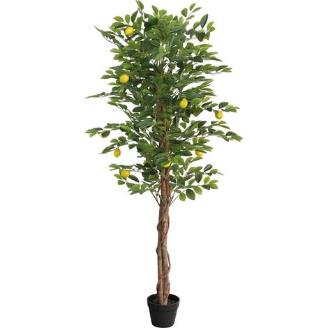 Albero Limoni Artificiale con 3 Tronchi Verde 180 cm in PP vidaXL (1/5)