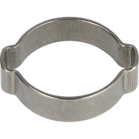 Collier 2 oreilles,  inox, W4 ouverture de serrage 11-13 mm