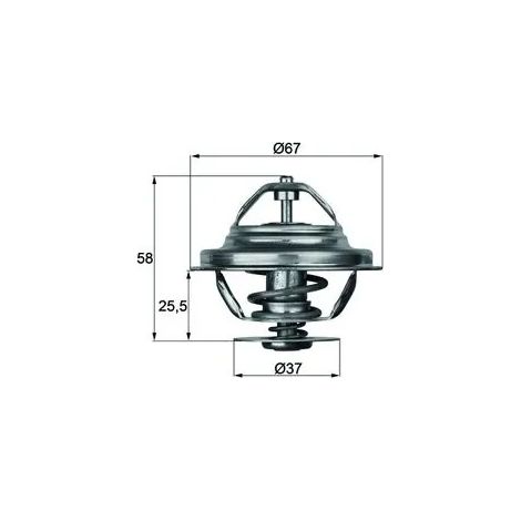 Thermostat, liquide de refroidissement MAHLE TX 20 80D MERCEDES-BENZ 0269374