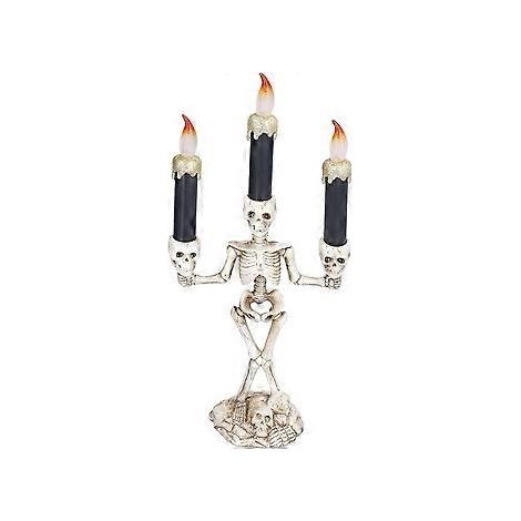 SZTXJ LED-Flammenkerzen, Halloween-Dekoration, gruselige elektronische Kunstkerzen für Weihnachten, Halloween, Hochzeiten, Partys, elektronische Leuchtkerzen