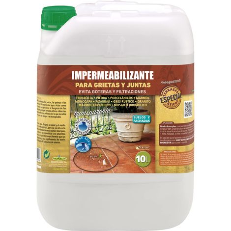 MONESTIR Impermeabilizzante per crepe e guarnizioni, terrazze e soffitte, pavimento e parete 10 l (1/4)